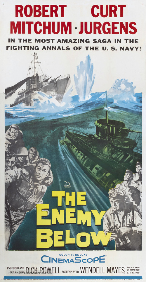 The Enemy Below - Movie Poster