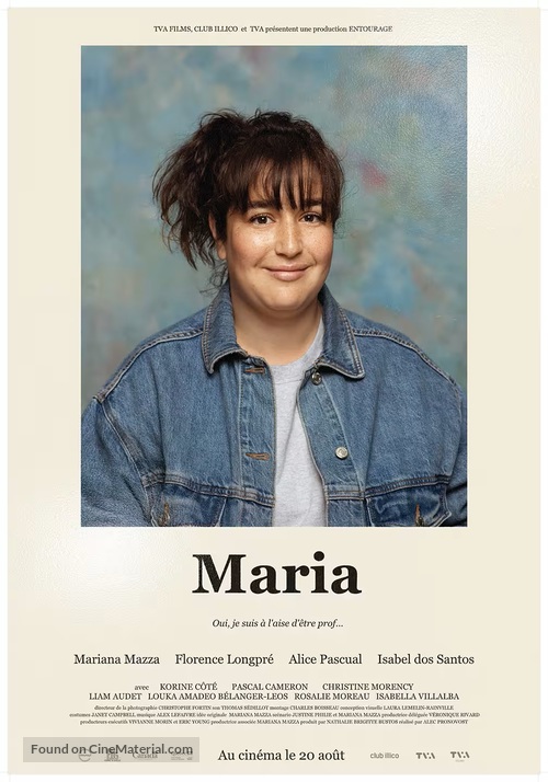 Maria - Canadian Movie Poster