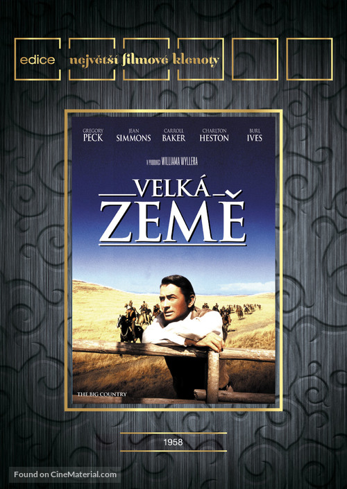 The Big Country - Czech DVD movie cover