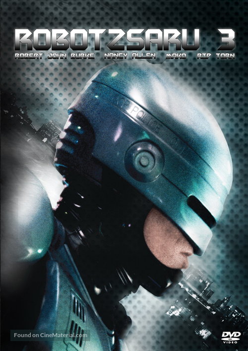 RoboCop 3 - Hungarian DVD movie cover
