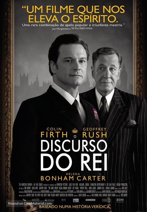 The King&#039;s Speech - Portuguese Movie Poster