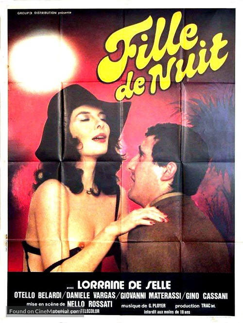 Una donna di notte - French Movie Poster