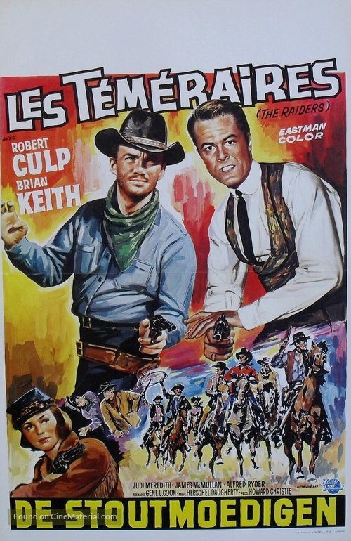 The Raiders - Belgian Movie Poster