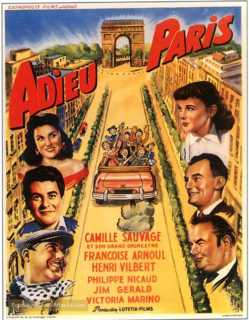 Adieu Paris - French Movie Poster