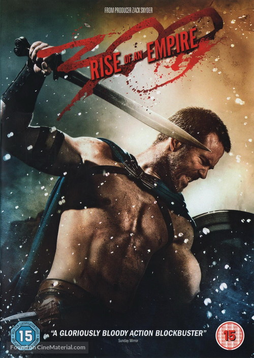 300: Rise of an Empire - British DVD movie cover