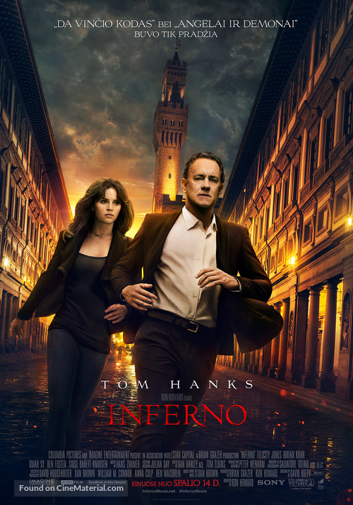 Inferno - Lithuanian Movie Poster