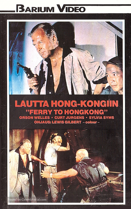 Ferry to Hong Kong - Finnish VHS movie cover