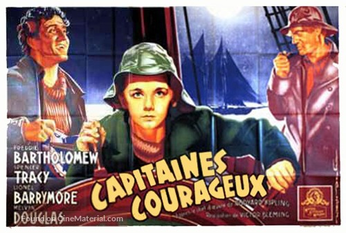 Captains Courageous - French Movie Poster