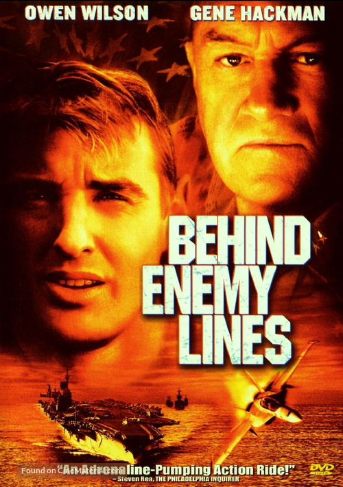 Behind Enemy Lines - DVD movie cover