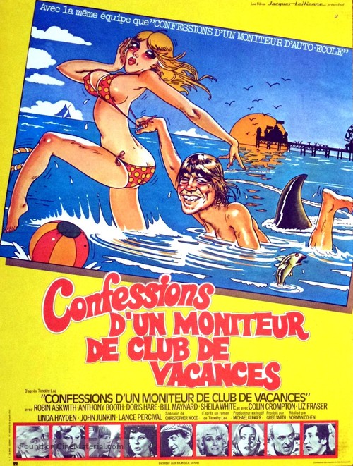 Confessions from a Holiday Camp - French Movie Poster