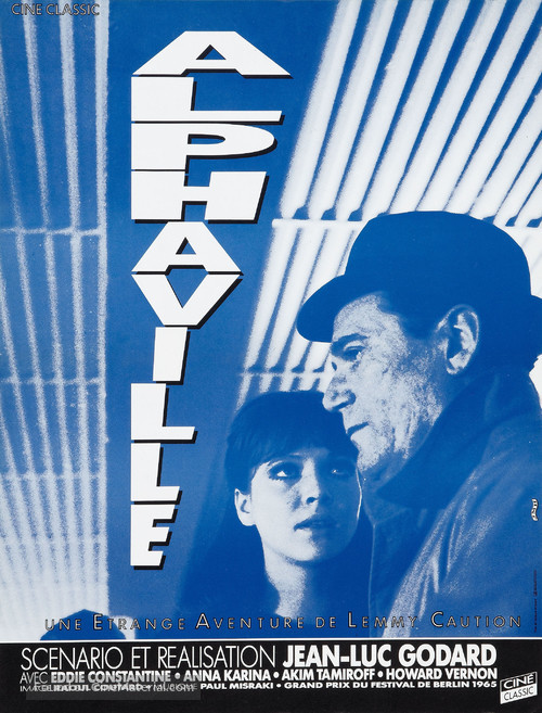 Alphaville, une &eacute;trange aventure de Lemmy Caution - French Movie Poster