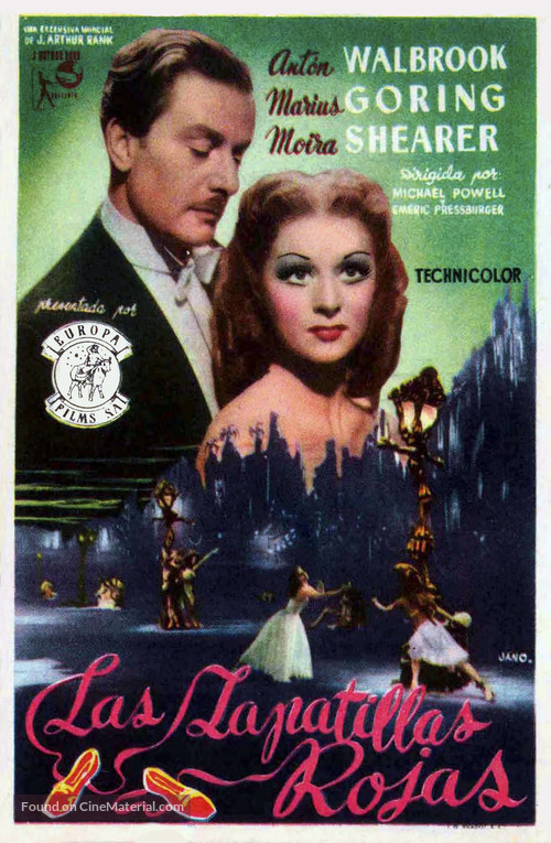 The Red Shoes - Spanish Movie Poster