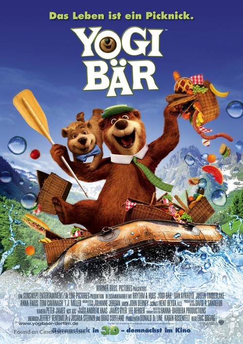 Yogi Bear - German Movie Poster