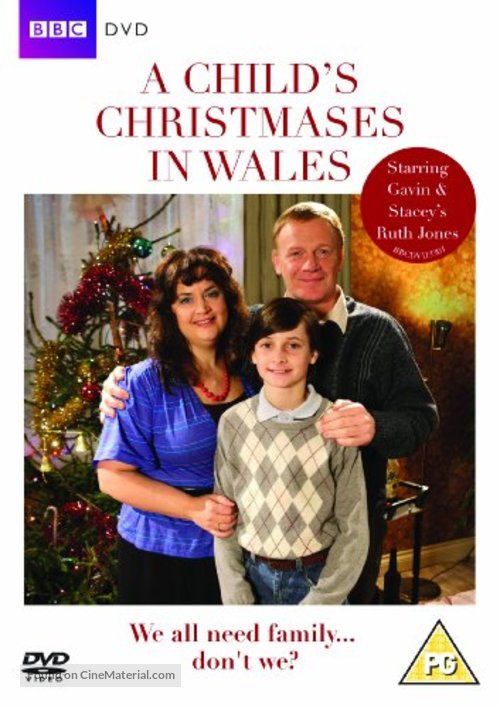 A Child&#039;s Christmases in Wales - British DVD movie cover