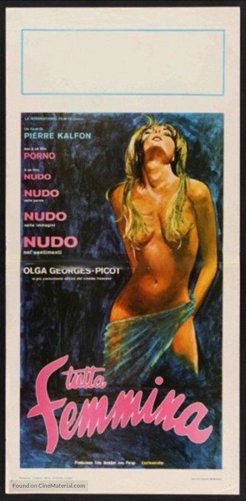 Le feu aux l&egrave;vres - Italian Movie Poster