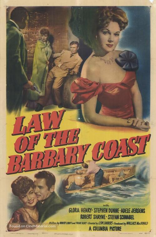 Law of the Barbary Coast - Movie Poster