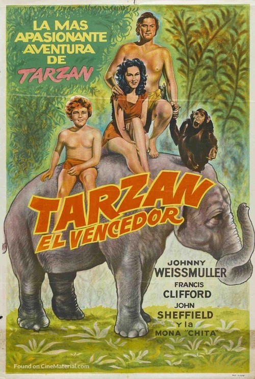 Tarzan Triumphs - Argentinian Movie Poster