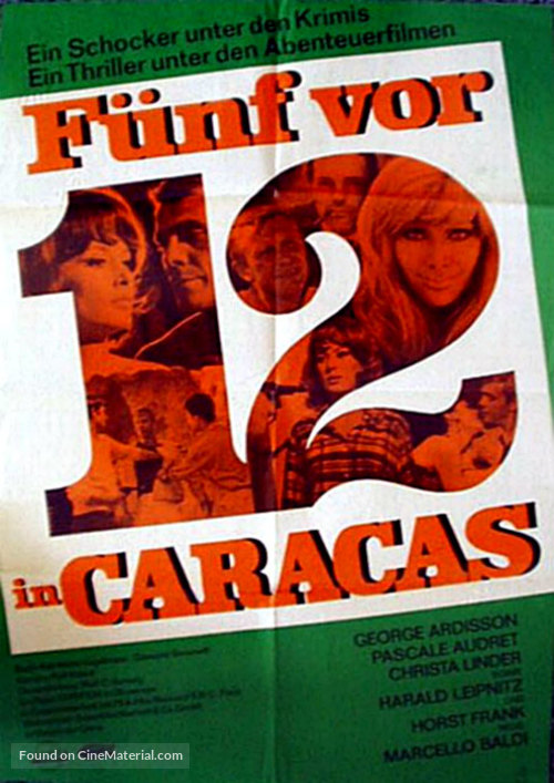 F&uuml;nf vor 12 in Caracas - German Movie Poster