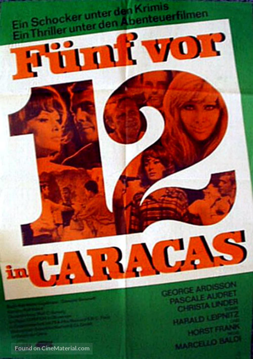 F&uuml;nf vor 12 in Caracas - German Movie Poster