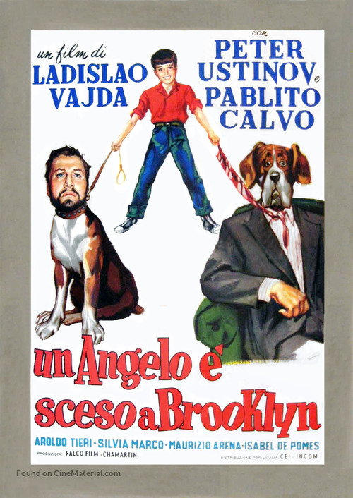 Un angelo &egrave; sceso a Brooklyn - Italian Movie Poster