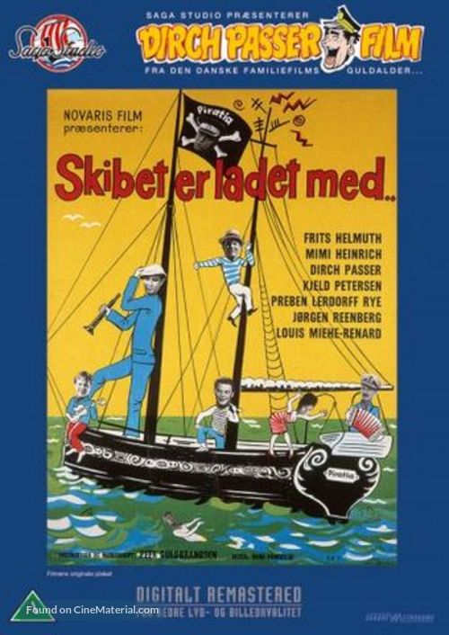Skibet er ladet med - Danish DVD movie cover