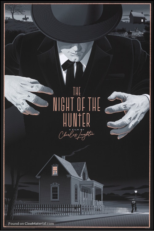 The Night of the Hunter - Re-release movie poster