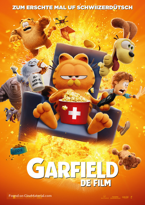 The Garfield Movie - Swiss Movie Poster