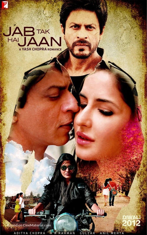 Jab Tak Hai Jaan - Indian Movie Poster