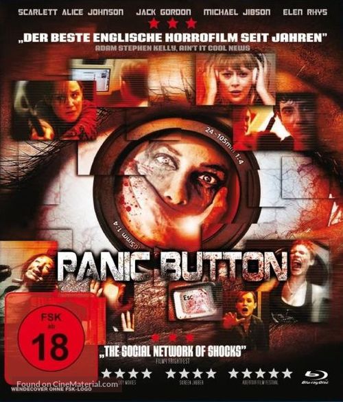 Panic Button - German Blu-Ray movie cover