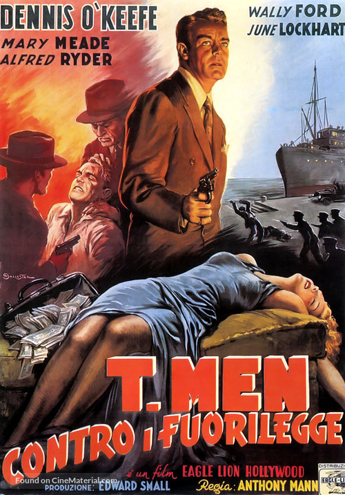 T-Men - Italian Movie Poster