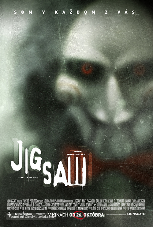 Jigsaw - Slovak Movie Poster