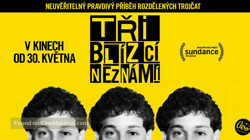 Three Identical Strangers - Czech Movie Poster