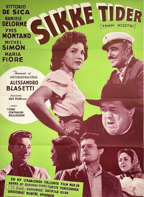 Tempi nostri - Danish Movie Poster