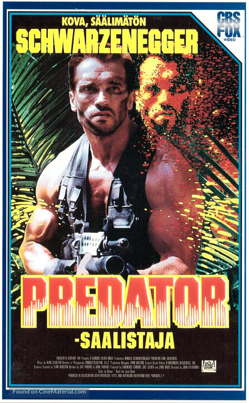 Predator - Finnish VHS movie cover