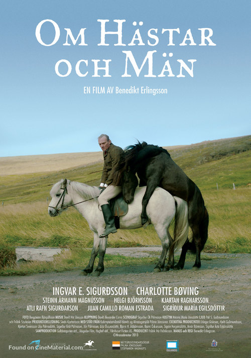 Hross &iacute; oss - Swedish Movie Poster