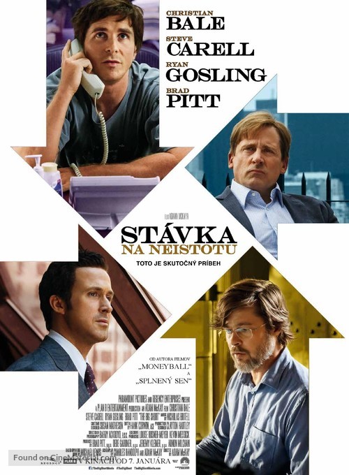 The Big Short - Slovak Movie Poster