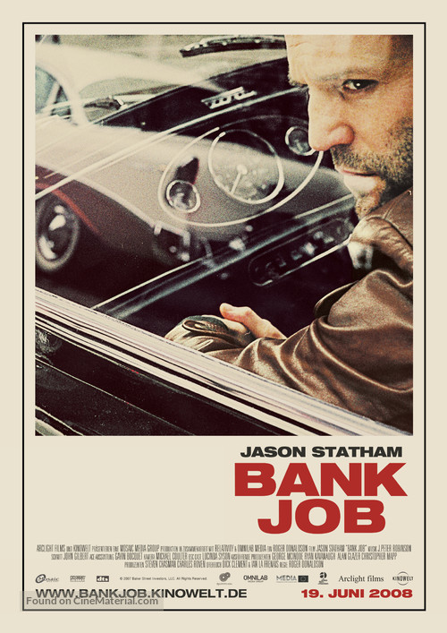 The Bank Job - German Movie Poster