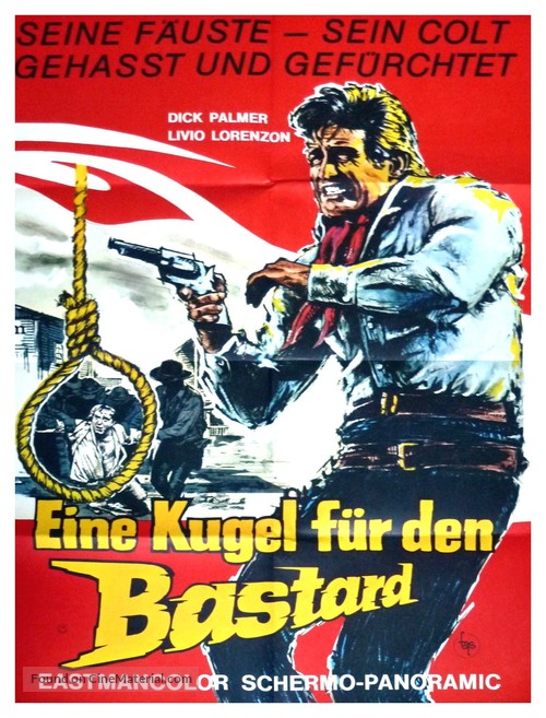 Una forca per un bastardo - German Movie Poster