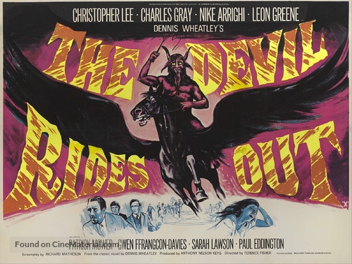 The Devil Rides Out - British Movie Poster