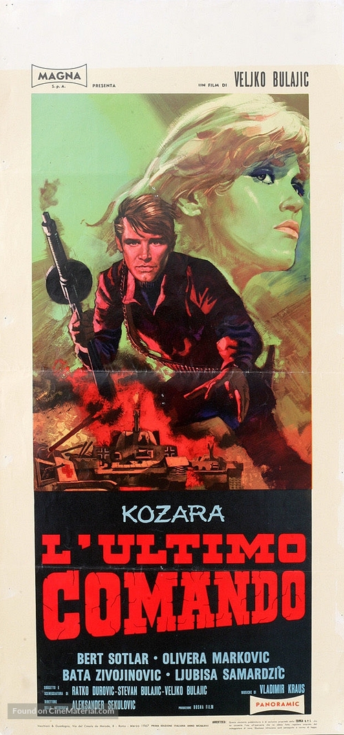 Kozara - Italian Movie Poster