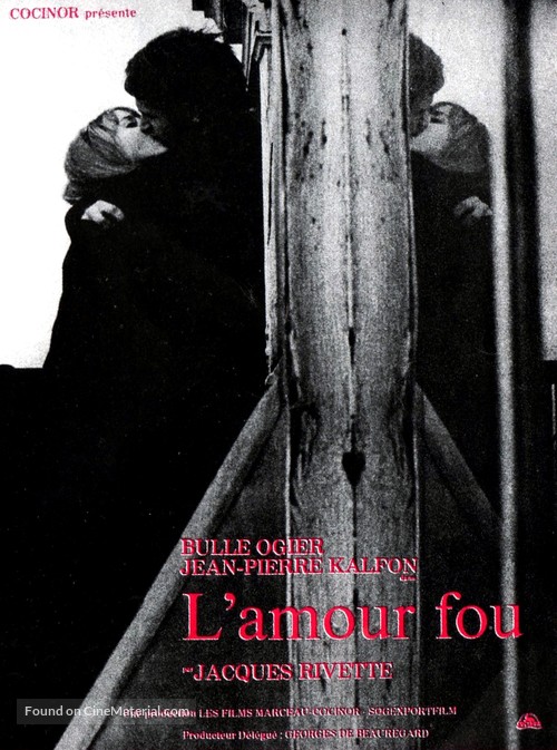 L&#039;amour fou - French Movie Poster