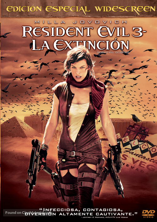 Resident Evil: Extinction - Argentinian Movie Cover