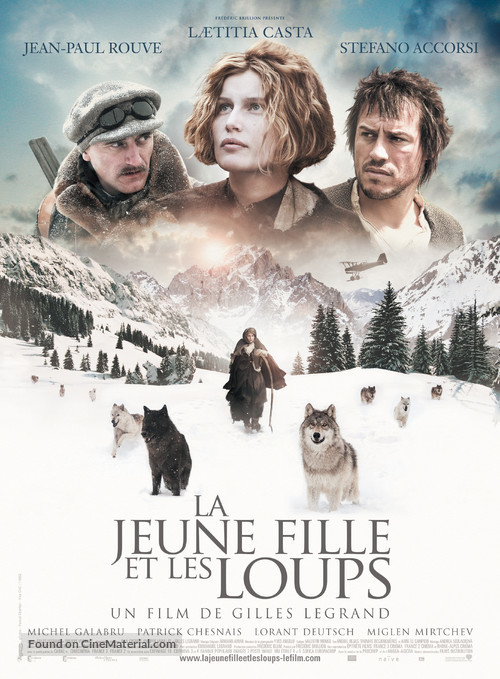 La jeune fille et les loups - French Movie Poster