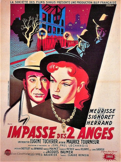 Impasse des Deux Anges - French Movie Poster