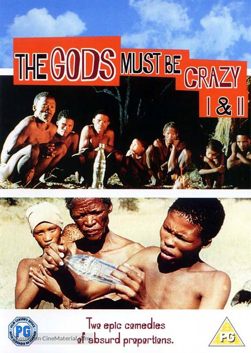 The Gods Must Be Crazy - British DVD movie cover