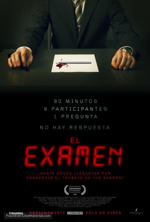 Exam - Mexican Movie Poster