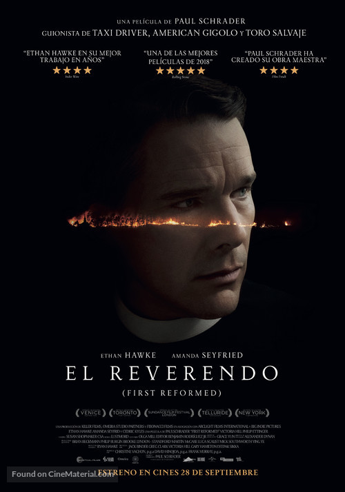 First Reformed - Spanish Movie Poster