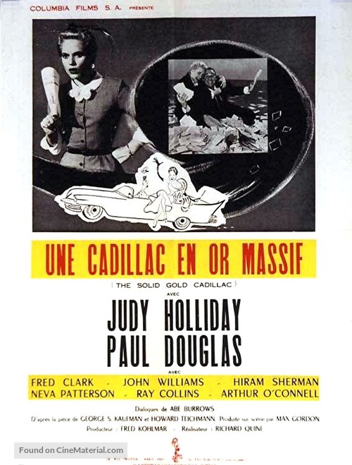 The Solid Gold Cadillac - French Movie Poster