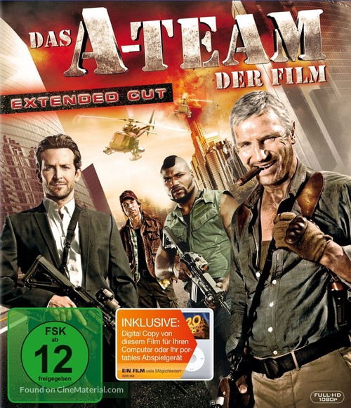 The A-Team - German Blu-Ray movie cover