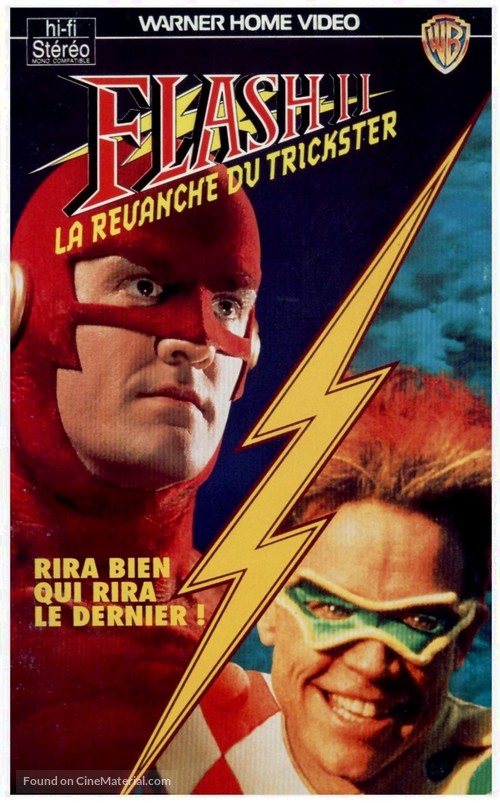 The Flash II: Revenge of the Trickster - French VHS movie cover